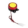 12V Universal Motorcycle Alarm System, Remote Controlled AntiTheft Security with 125dB Super Sound Warning and Engine Start Feature