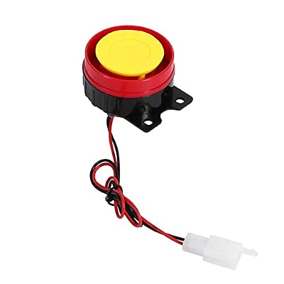 12V Universal Motorcycle Alarm System, Remote Controlled AntiTheft Security with 125dB Super Sound Warning and Engine Start Feature