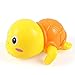 Produktbild Silverdee Baby Bad Spielzeug Schwimmen Kleine Schildkröte Uhrwerk Spielen Wasserbadewanne für Kinder Für Frühes Lernen Baby - Orange