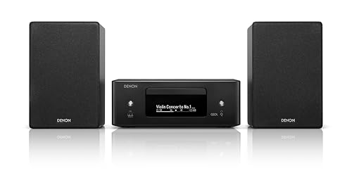 Denon CEOL N12DAB Système Tout-en-Un avec Lecteur CD, Radio Dab/FM, HDMI Arc et HEOS® intégrés Noir