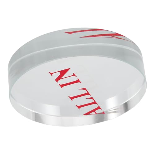 Gogogmee Poker Chips Large Print Jumbo Size Dealer Code Tokens for Home Games Parties