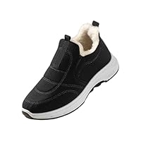 Gefütterte Sneaker Damen, Unisex Winterschuhe Herren, Warm Sportschuhe Bequem Laufschuhe Leicht Winter Damensnesker Wasserdicht, rutschfest Flauschigen Winterstiefel