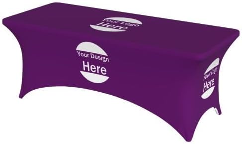 Mantel personalizado de 6 pies, mantel personalizado para eventos de ferias, cumpleaños, boda, aniversario, feria, mantel personalizado (color 1, 6
