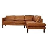 L Shaped Sectional Leather...