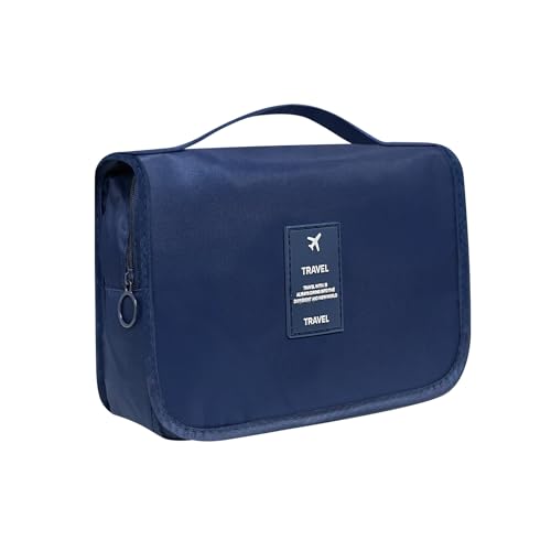Trousse de Toilette de Voyage, Trousse à cosmétiques Suspendue pour Femmes et Hommes, pour Organiser Les Accessoires personnels, Accessoires de Voyage avec Crochets,...