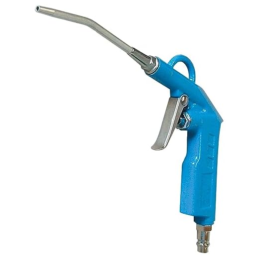 Güde Ausblaspistole MIDI (Gehäuse aus Alu-Druckguss, Anschlussgewinde IG 1/4", 12 bar max. Arbeitsdruck, Düsenläge 80 mm, geeignet zum Reinigen/Ausblasen von Hohlräumen etc.)