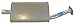 Walker 53760 Quiet-Flow Stainless Steel Muffler Assembly