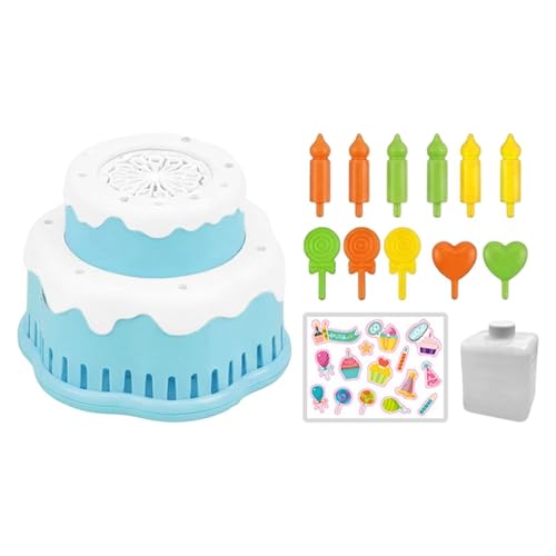 Machine à bulles gâteau et jouet d'été extérieur avec musique plage