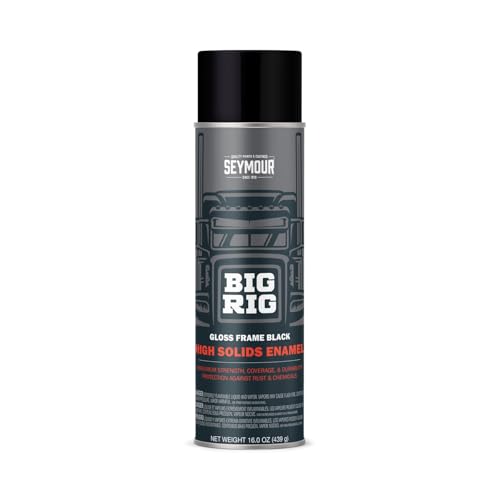 Seymour 20-1615 Big Rig Professional Coatings Spray Paint, Gloss Frame Black