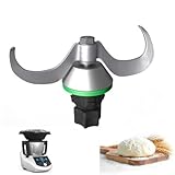 Rendimiento de amasado optimizado para una masa perfecta: Con esta cuchilla, puedes amasar fácilmente con la misma suavidad que a mano, sin dejar residuos en el recipiente. Ideal para hacer pan, pizza o postres. Su diseño inteligente también garantiza un funcionamiento seguro y una limpieza fácil.