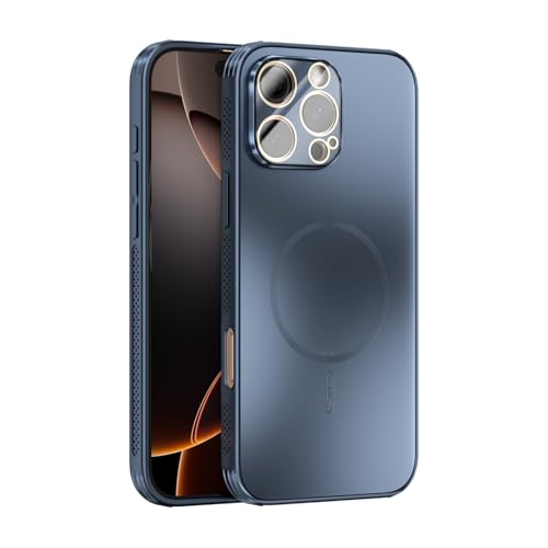 HAOFUGUI �}�O�l�b�g�����X�}�z�P�[�X for iPhone 16E, �p �}�b�g�d�グ���^�ϏՌ��J�o�[ ���M�z�[���t���\�t�g�o���p�[�P�[�X-�u���[