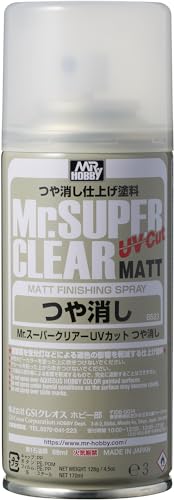 GSI Creos - Mr. Super Clear UV Cut Flat Spray, Mr. Hobby