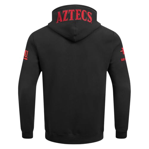 Image of Pro Standard Mens College Classic Chenille Cotton Double Knit Full Zip Hoodie