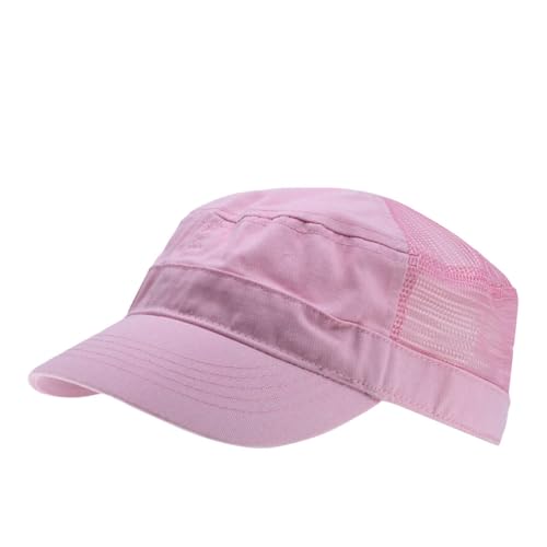 Image of The Vintage Year Heavy Stitching Washed Cotton Cadet Hat - Durable Military Baseball Cap for Men & Women, Outdoor Casual Wear