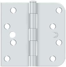 Deltana S44058ttuspw-rh Sq Door Hinge, White