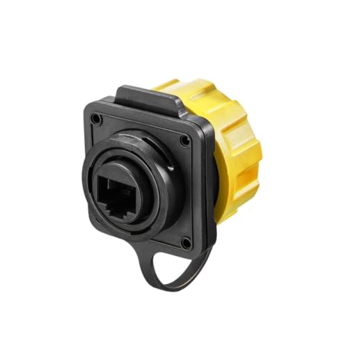 Conector M24 RJ45 impermeable para evitar cortes de red en exteriores CAT.6 3