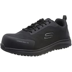Calzado De Seguridad Skechers Skechers Ulmus SR Safety Toe, Zapatillas Hombre, Black/Charcoal, 43 EU