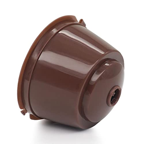 Image of 3 Pcs Reusable Coffee Capsule Filter Pod for Nescafe Coffee Machine Brown