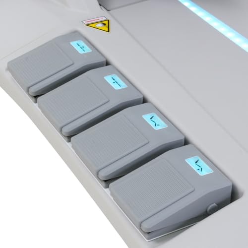 GreenLife - Silverfox 2246EBN Esthetician Bed,4 Motors Electric Spa Chair Facial Beauty Bed Dental Aesthetic Chair Electric Medical Treatment Table with 240°Swivel/Rotation and Foot Pedal (Light Grey) - Image 7