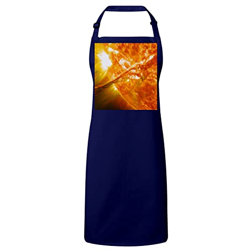 Tablier cuisine premium navy cadeau idéal thème étoile et astronomie