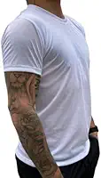Camiseta Esporte Treino Academia Básica Masculino 100% Poliéster