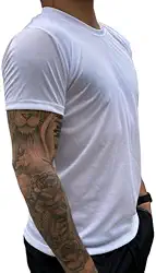 Camiseta Esporte Treino Academia Básica Masculino 100% Poliéster