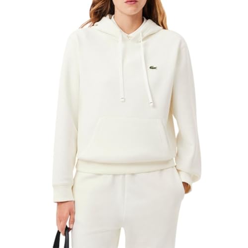 Lacoste Women's Relaxed Fit Double Face Pique Hoodie
