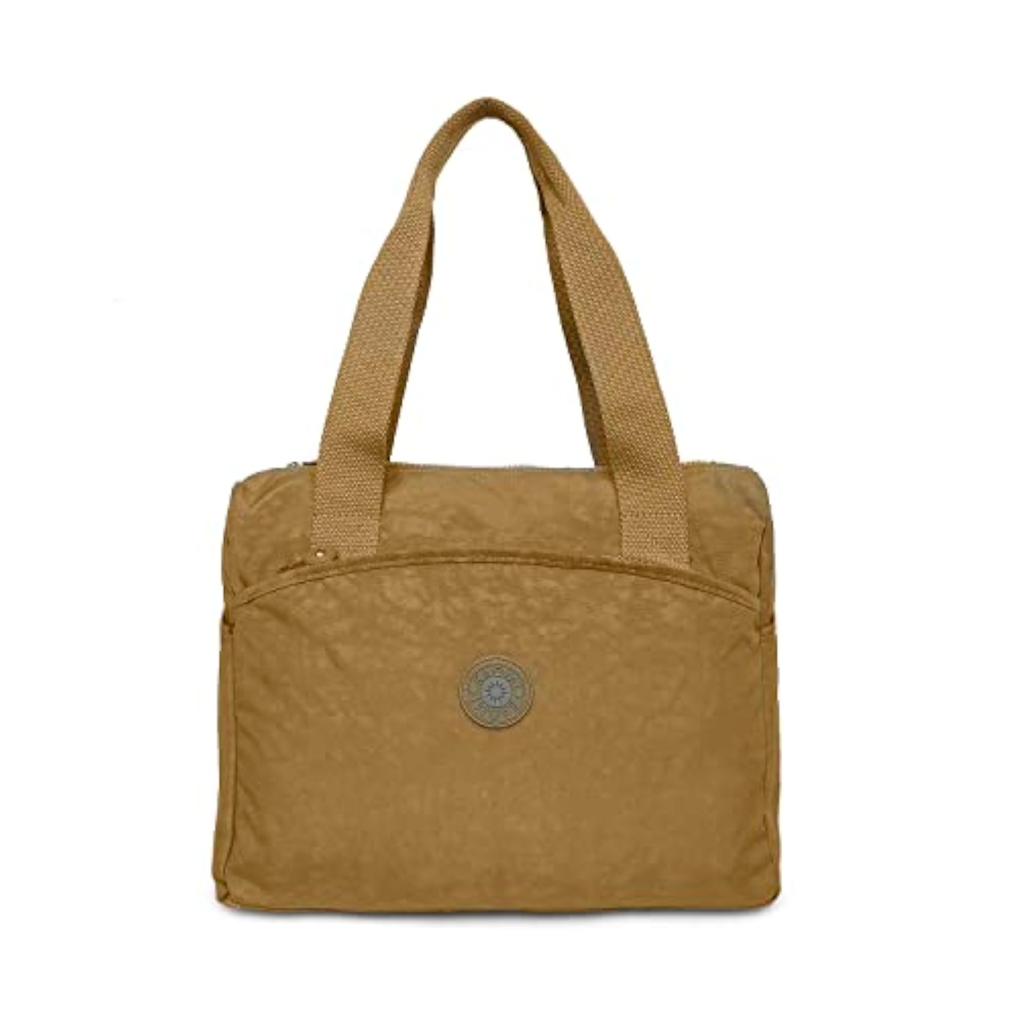 Crinkle Range Dark Yellow Soft Handbag, Everyday Elegance