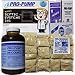 Pro Pump Septic Tank Treatment-1 Year Supply- Upgrade Your System with Flushable Living Bacteria 12 Biodegradable Enzyme Packets and 2 Toilet Leak Detection Tabs. Septic Treatment Made in USA!!