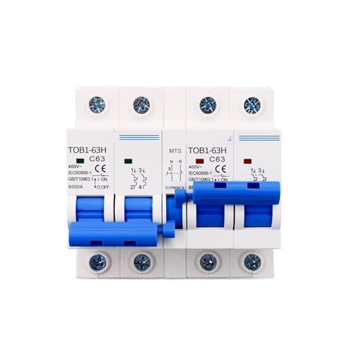 Commutateur de transfert manuel double alimentation inverseur de source AC 16A MTS
