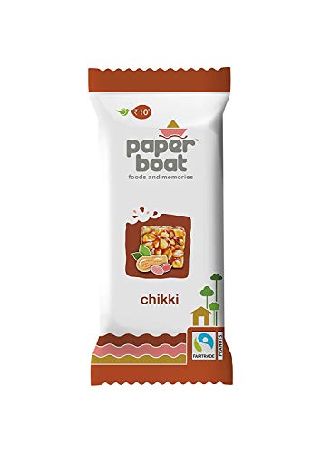 Image of Paper Boat Peanut Chikki, 30 Units x 28 g + Peanut Chikki 100gm, 10 Pieces