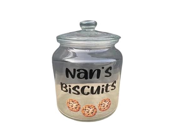Biscuit Jar, Personalised Biscuit Gift, Food Hamper Gift, Biscuit Storage Jar