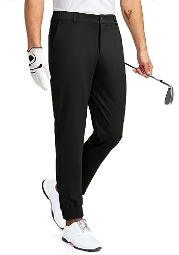 Elegancity Herren Golfhosen Schwarz Stretchhose Regular Fit Leicht Hose...