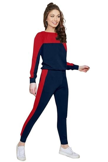 Image of Fashions Women's Solid Track Suit, Trendy