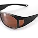 SomniLight Polarized FL-41 Light Sensitivity Glasses for Florescent Light Sensitivity, Photophobia, and Migraines (fit-over style, Outdoor)