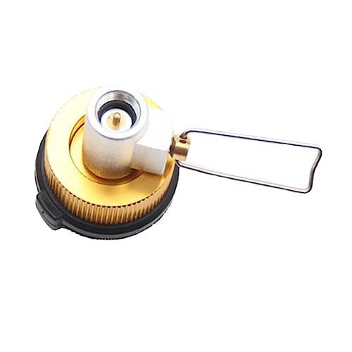 TOGEVAL Flat Tank Adapter for Gas Refill Gas Converter for Camping BBQ Lightweight for Outdoor Use