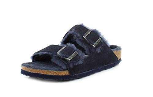 Birkenstock(ビルケンシュトック) アリゾナ レザー(ユニ), ナイト, 5-5.5 Narrow Women/3-3.5 Narrow Men