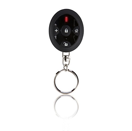 Blaupunkt Funk-Fernbedienung RC-R3B I Fernbedienung mit Rolling-Code I Kompatibel mit der SA2900R und der Q-Serie I Vier Tasten zur Bedienung des Alarmsystems I schwarz/oval