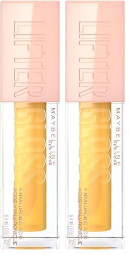 Image of Maybelline New York Lifter Gloss Hydrating Lip Gloss, Honey (Pack of 2)
