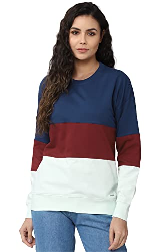 Image of Van Heusen PolyWomen Cotton Crew Neck Sweatshirt