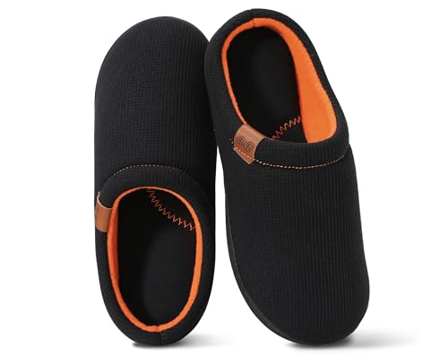 AWFI House Slippers for Woman with Arch Support Coolmax® Breathable Comfy Memory Foam Slippers for Women Indoor and Outdoor Bedroom Slip On Shoes Moisture-wicking