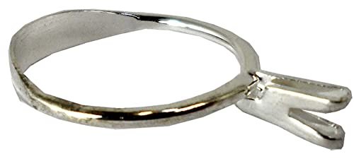 JEWEL TOOL (6 Pack) Elegant & Durable Stainless Steel Ring Display Setting | Ideal for Gemstone Visualization | A Must-Have Tool for Jewelers and Gemstone Enthusiasts