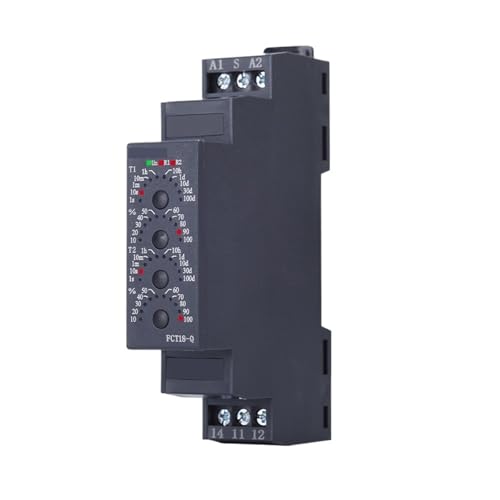 Relais temporisé alternatif FCT18-RL DC24V pour rail de 18 mm