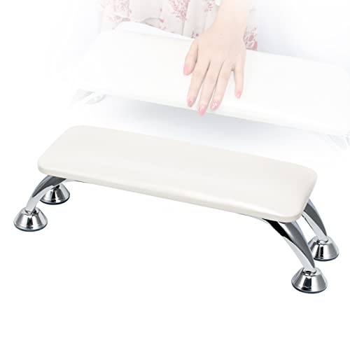 AORAEM Manicure Hand Rests,White Nail Arm Rest Cushion Nail Pillow Hand Rest for Acrylic Fingernails and Toenails(White)