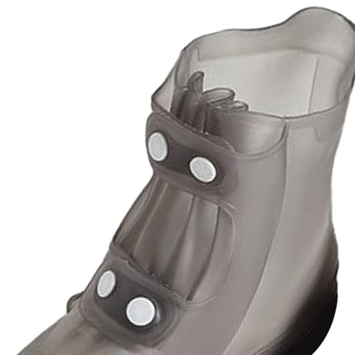 Cubrezapatos impermeables 3XL grises y protectores plegables para zapatos de exterior 2
