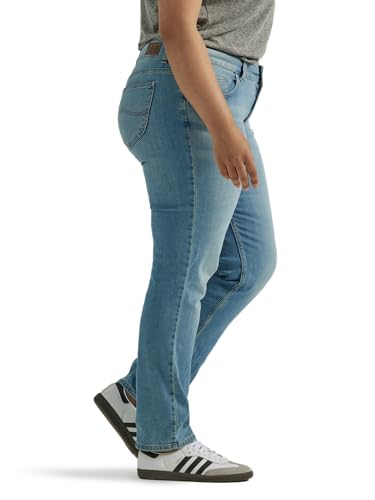 Image of Lee Women's Plus Size Regular Fit Straight Leg Jean
