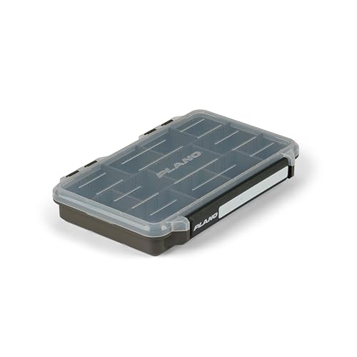 Image of Plano StowAway 3600 Stow Tackle Box with Corrosion-Preventive Rustricor, Single Latch Design, Transparent DuraView Lid, Stackable Storage for Fishing Bait, Lures and Gear