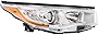 CarLights360: For Toyota Highlander Headlight Assembly 2014 2015 2016 Passenger Side Chrome DOT Certified w/Bulbs TO2503221