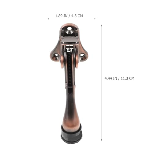 Butée de porte rabattable dorée au design robuste et finition premium - 3