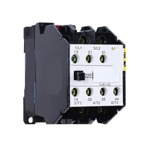 Contactor CJX1-22/22 con contactos 2NO 2NC para maniobras estables